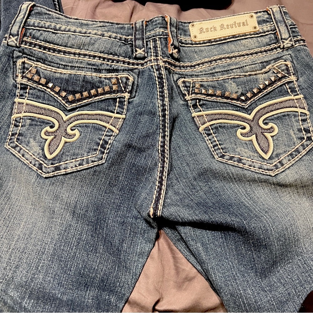 Women’s rock revival jeans